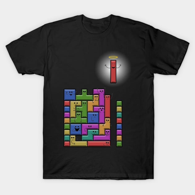 Tetris Excitement T-Shirt by DingulDingul